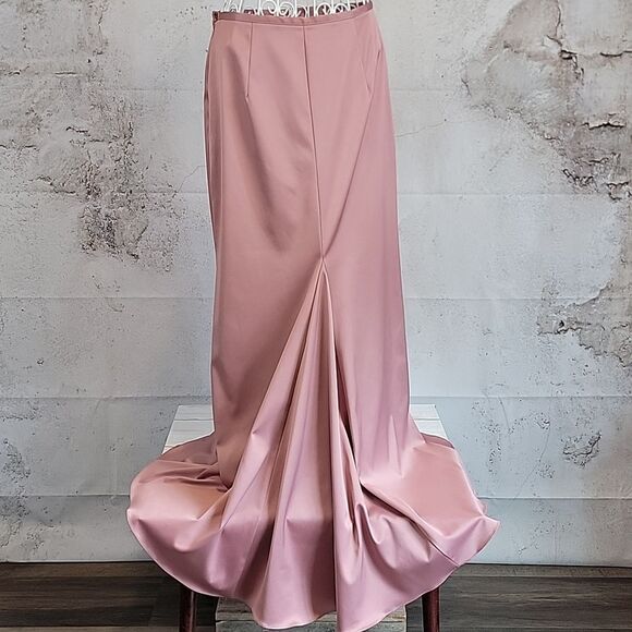 JS Collections Pink Trumpet Maxi Skirt Womens Size 6 - Picture 3 of 9